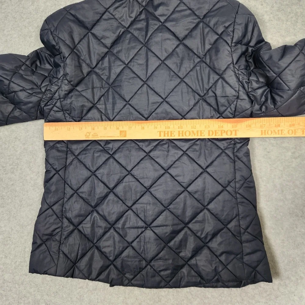 Polo Ralph Lauren Jacket Kids Large (12-14) Blue Quilted Nautical Buttons